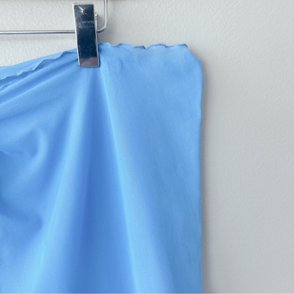 Wild Fable Sarong beach cover up NWT light blue tie front stretchy small medium - Picture 7 of 13